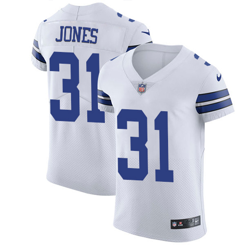 Nike Cowboys #31 Byron Jones White Men's Stitched NFL Vapor Untouchable Elite Jersey - Click Image to Close